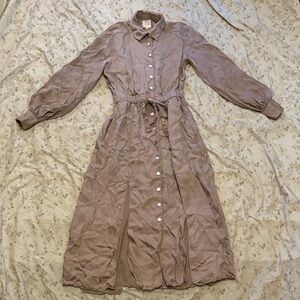 5 à 7 Cinq à Sept Tous Les Jours Joyce Button Front Shirt Dress